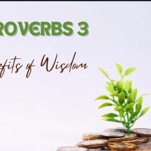 Proverbs 3 | Benefits of Wisdom