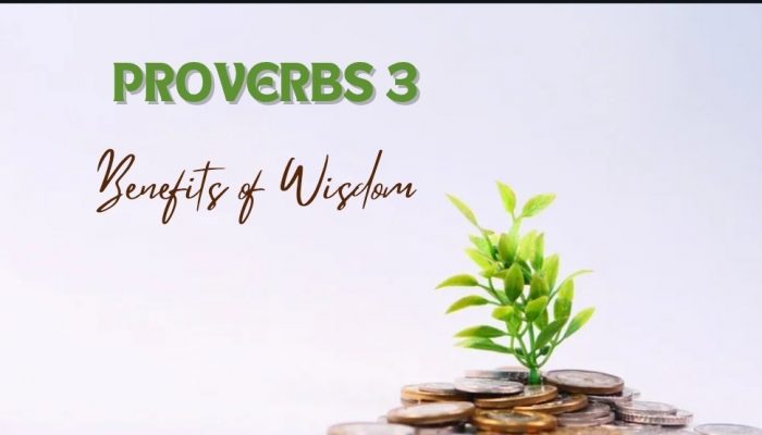 Proverbs 3 | Benefits of Wisdom