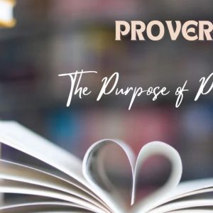 Proverbs 1 | The Purpose of Wisdom